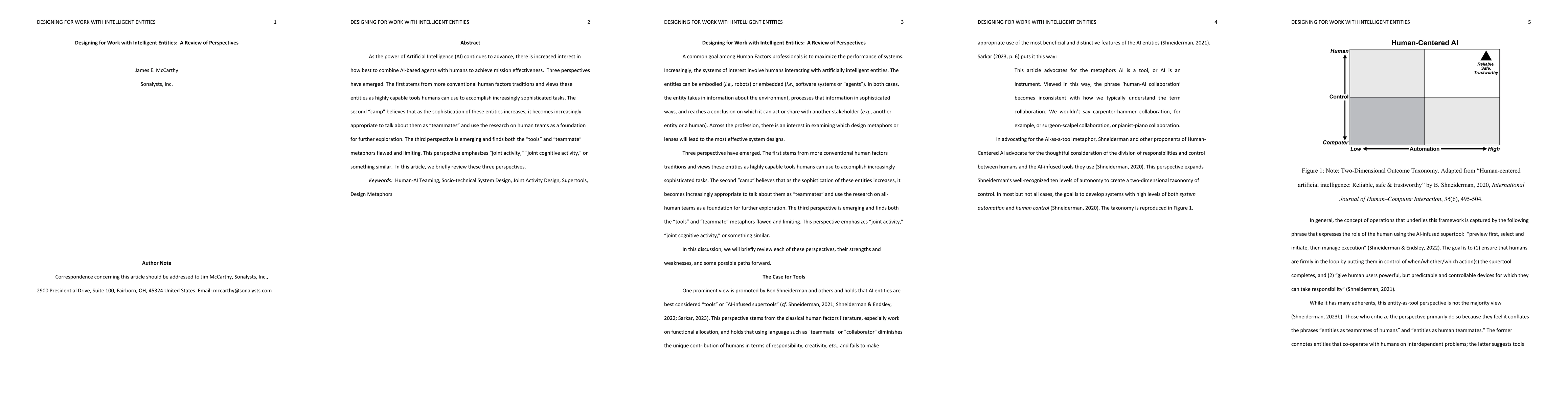Thumbnail for Designing for Work with Intelligent Entities: A Review of Perspectives