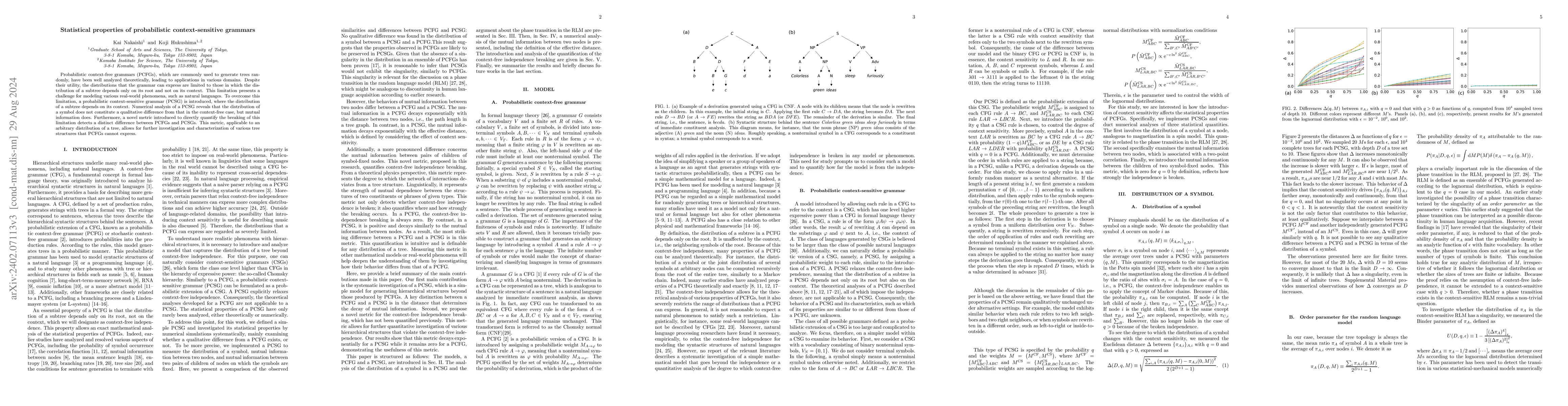 Thumbnail for Statistical properties of probabilistic context-sensitive grammars