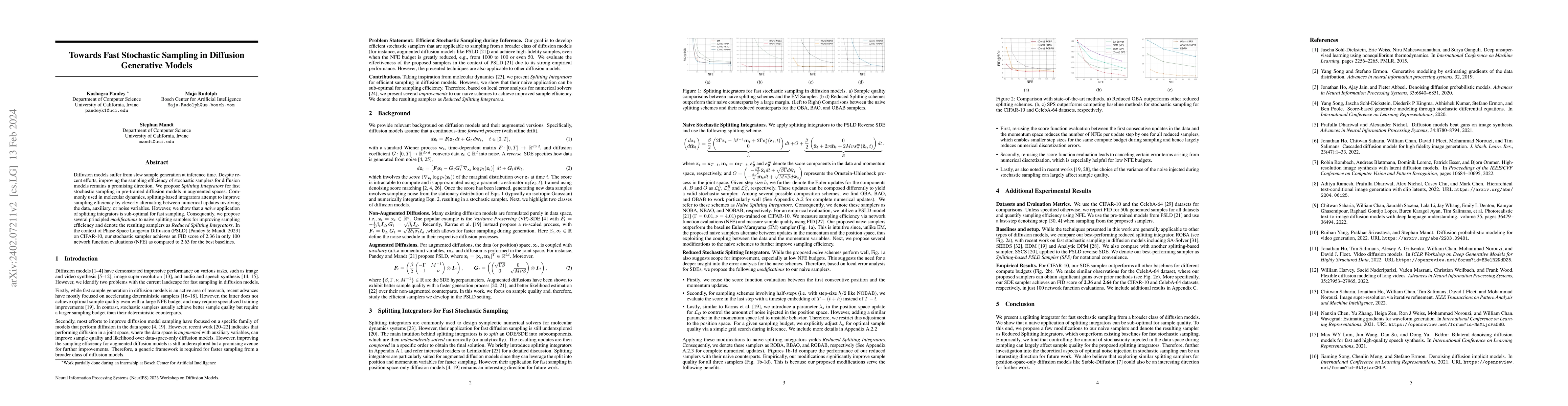 Thumbnail for Towards Fast Stochastic Sampling in Diffusion Generative Models