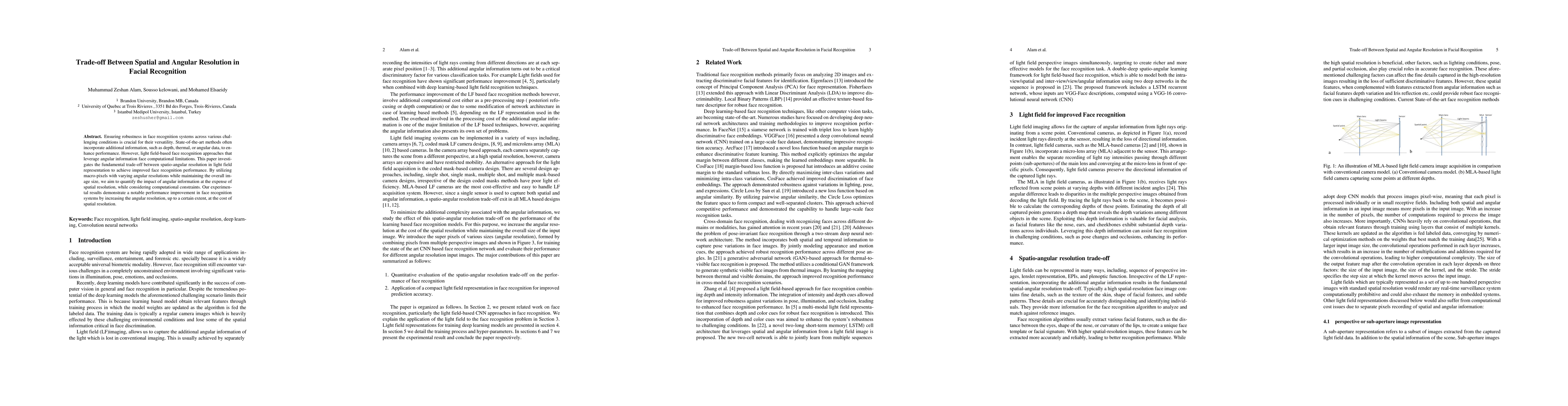 Thumbnail for Trade-off Between Spatial and Angular Resolution in Facial Recognition
