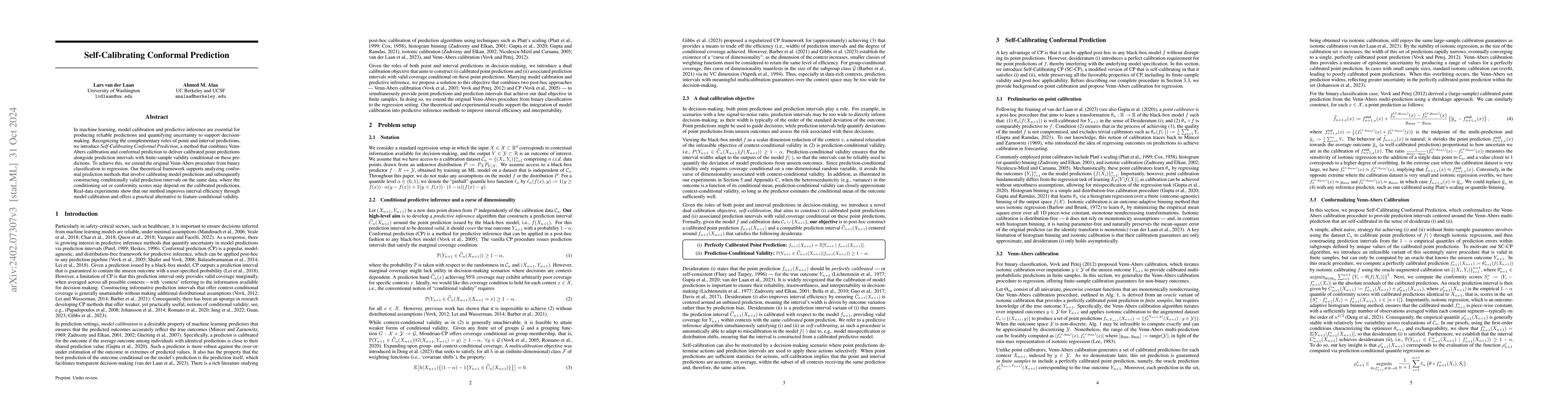 Thumbnail for Self-Consistent Conformal Prediction