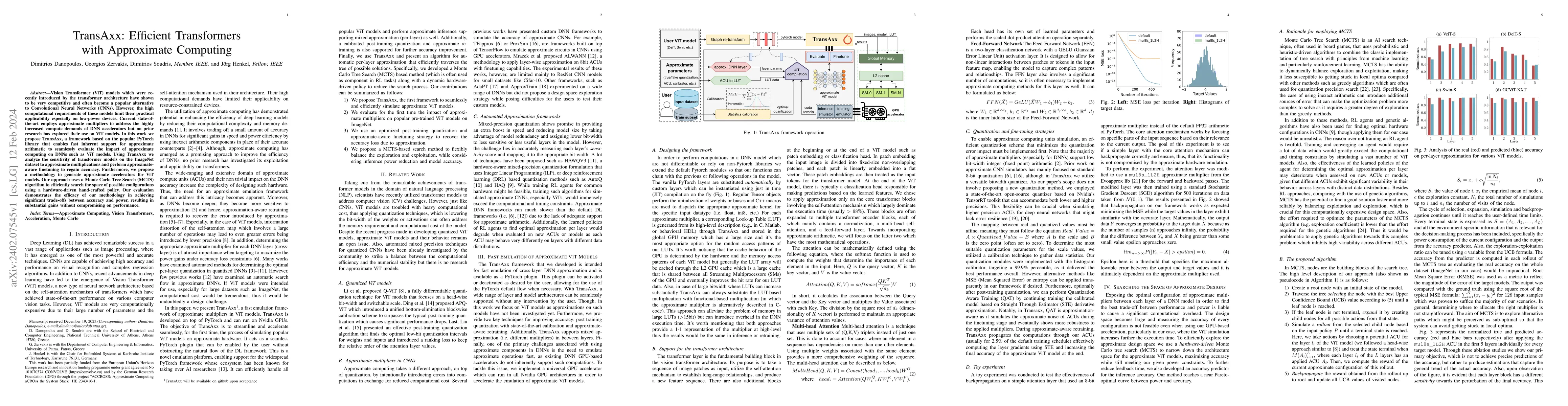 Thumbnail for TransAxx: Efficient Transformers with Approximate Computing