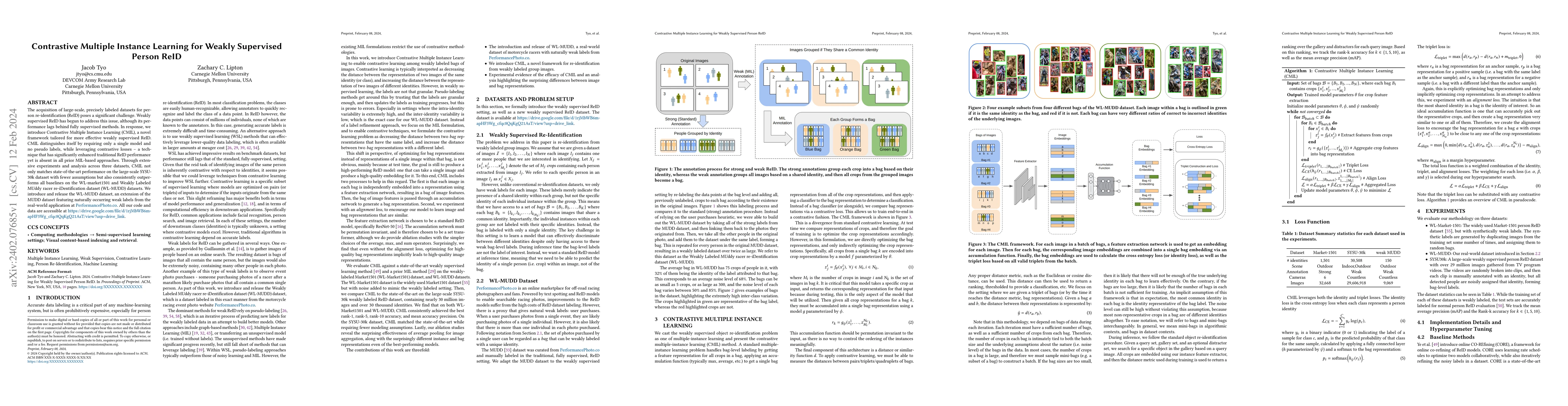 Thumbnail for Contrastive Multiple Instance Learning for Weakly Supervised Person ReID