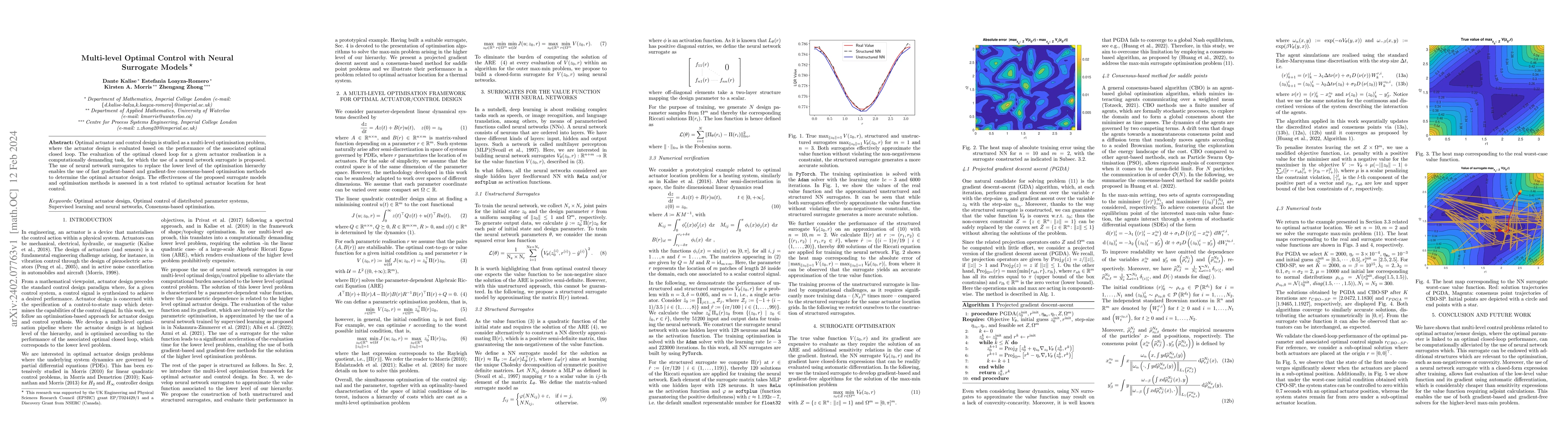 Thumbnail for Multi-level Optimal Control with Neural Surrogate Models