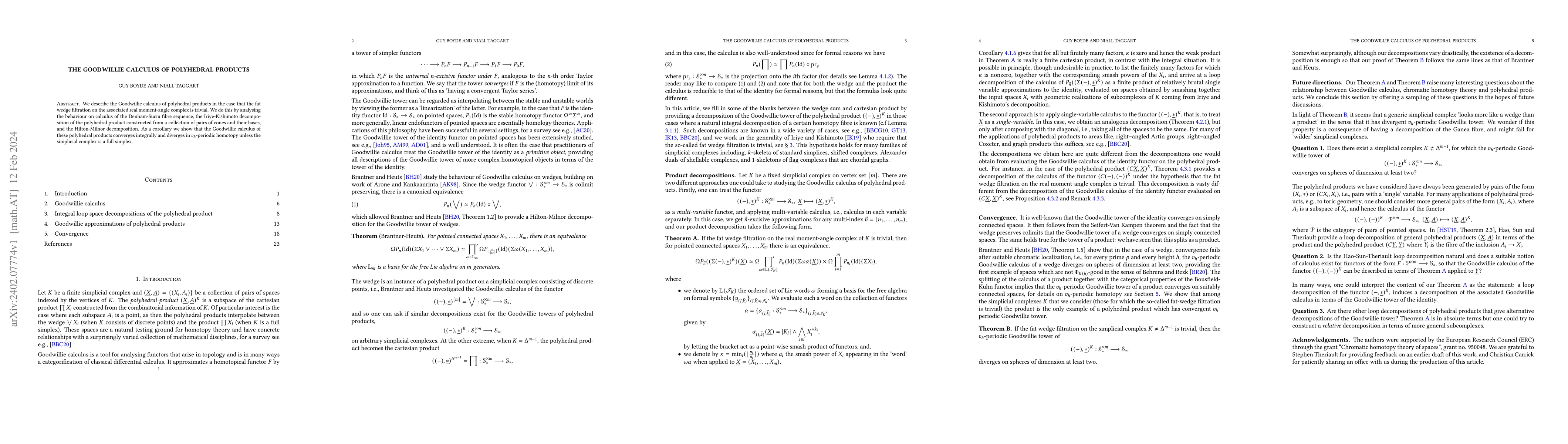Thumbnail for The Goodwillie calculus of polyhedral products