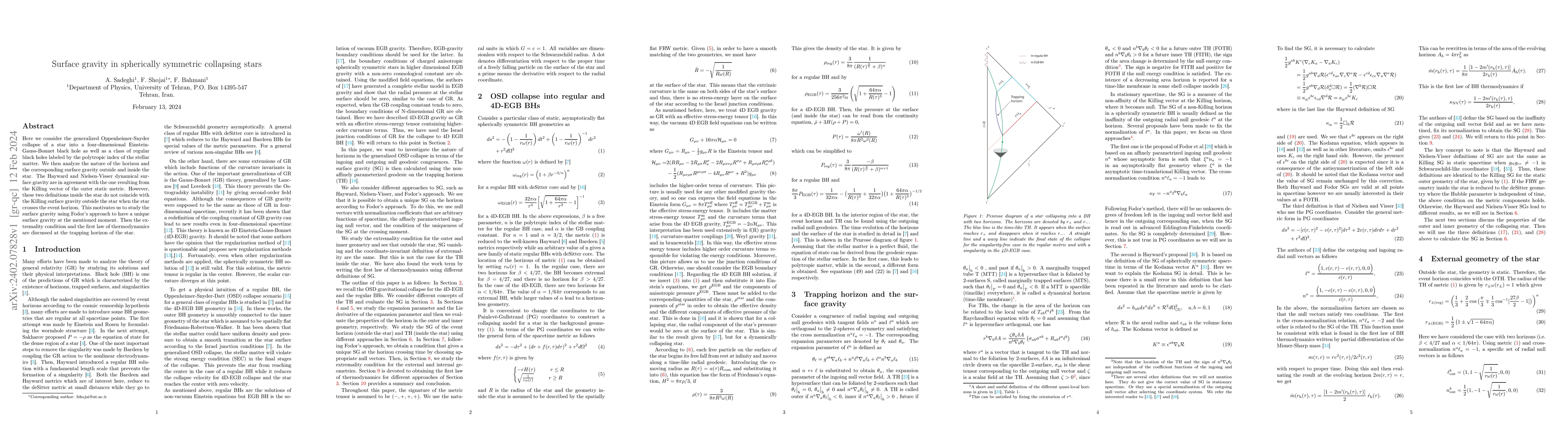 Thumbnail for Surface gravity in spherically symmetric collapsing stars