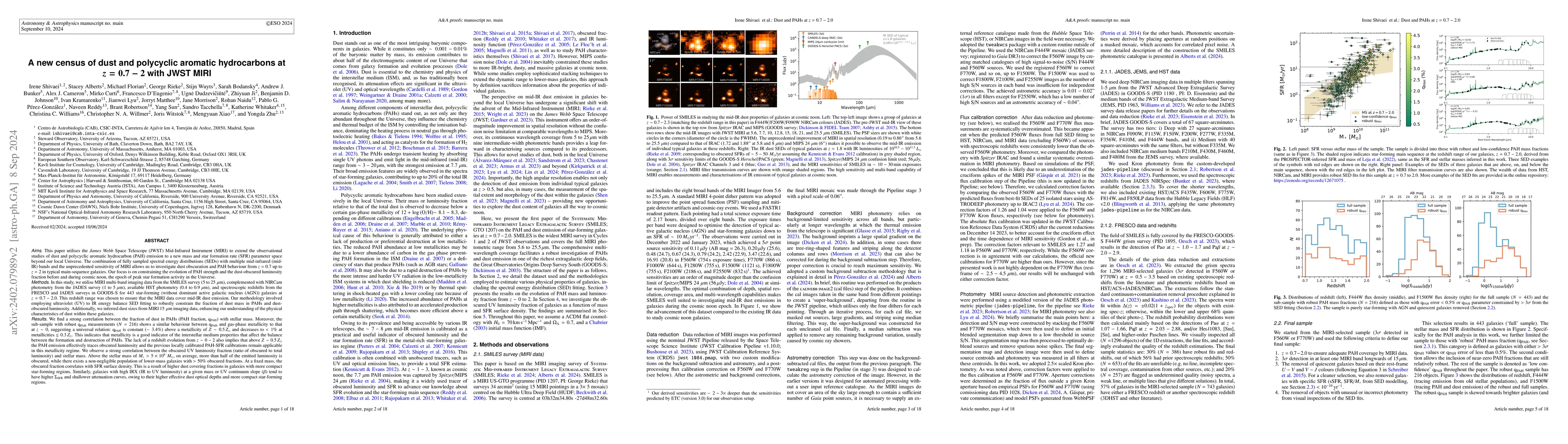 Thumbnail for A new census of dust and PAHs at z=0.7-2 with JWST MIRI