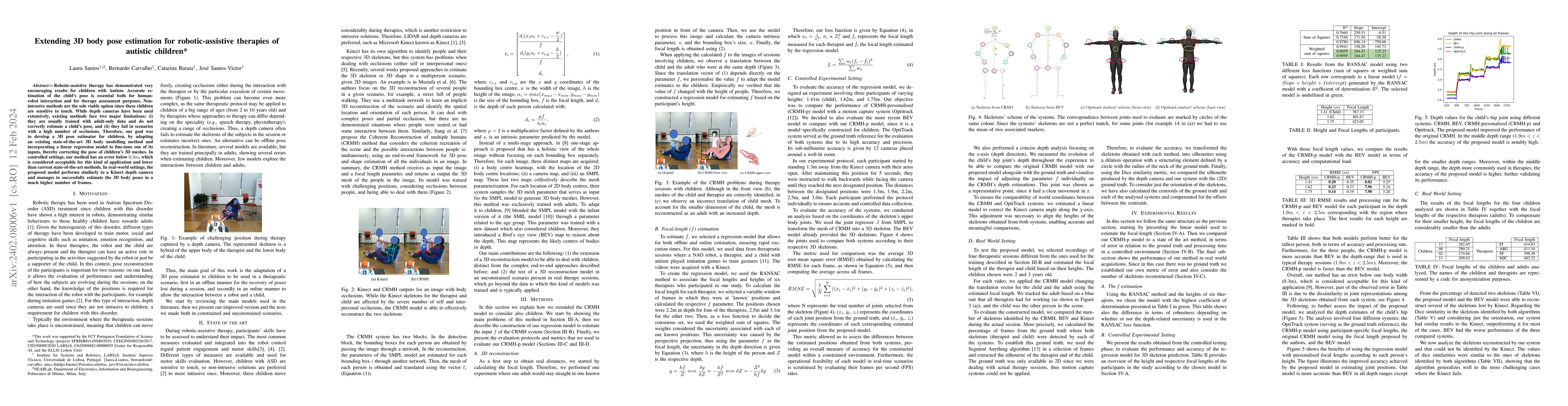 Thumbnail for Extending 3D body pose estimation for robotic-assistive therapies of
  autistic children