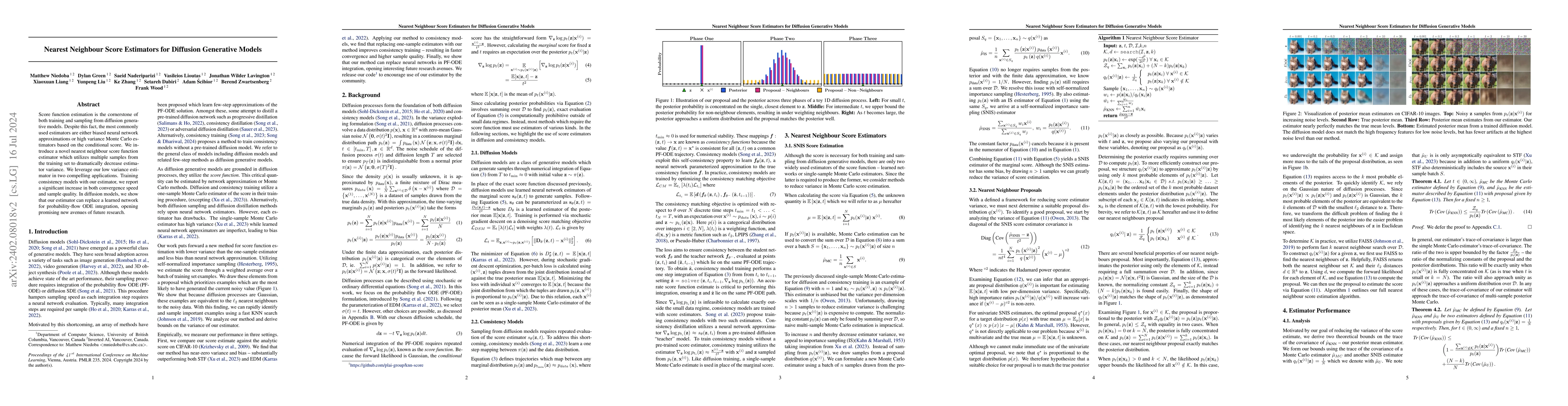 Thumbnail for Nearest Neighbour Score Estimators for Diffusion Generative Models