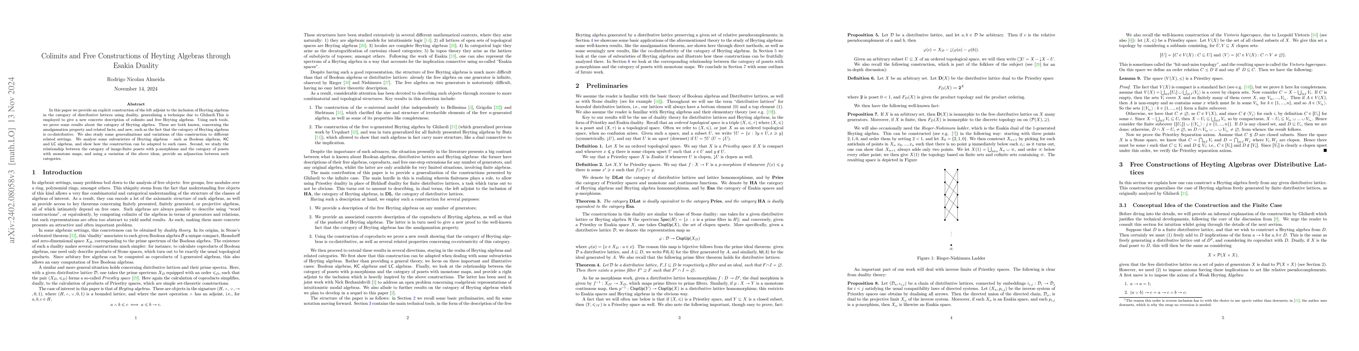 Thumbnail for Colimits of Heyting Algebras through Esakia Duality