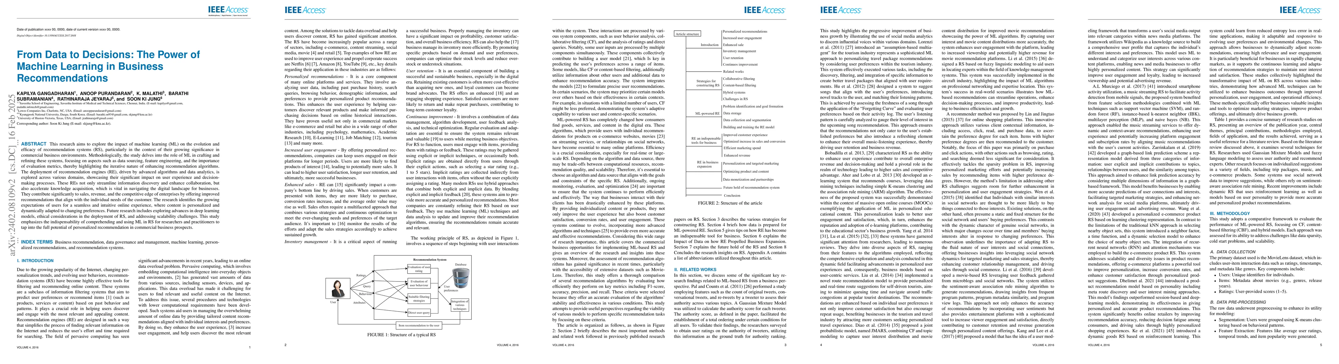 Thumbnail for From Data to Decisions: The Transformational Power of Machine Learning
  in Business Recommendations