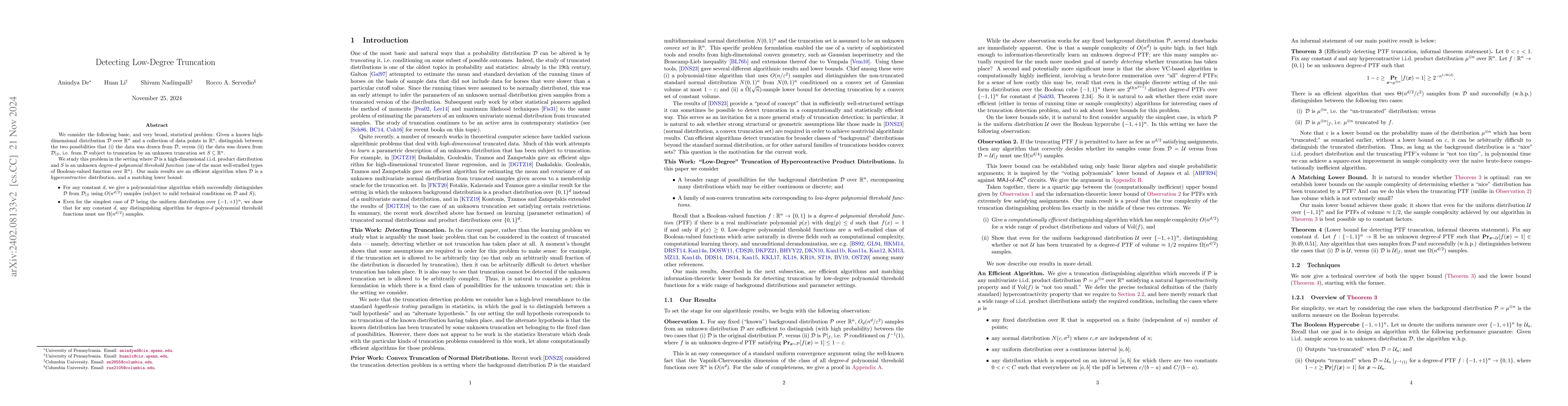 Thumbnail for Detecting Low-Degree Truncation