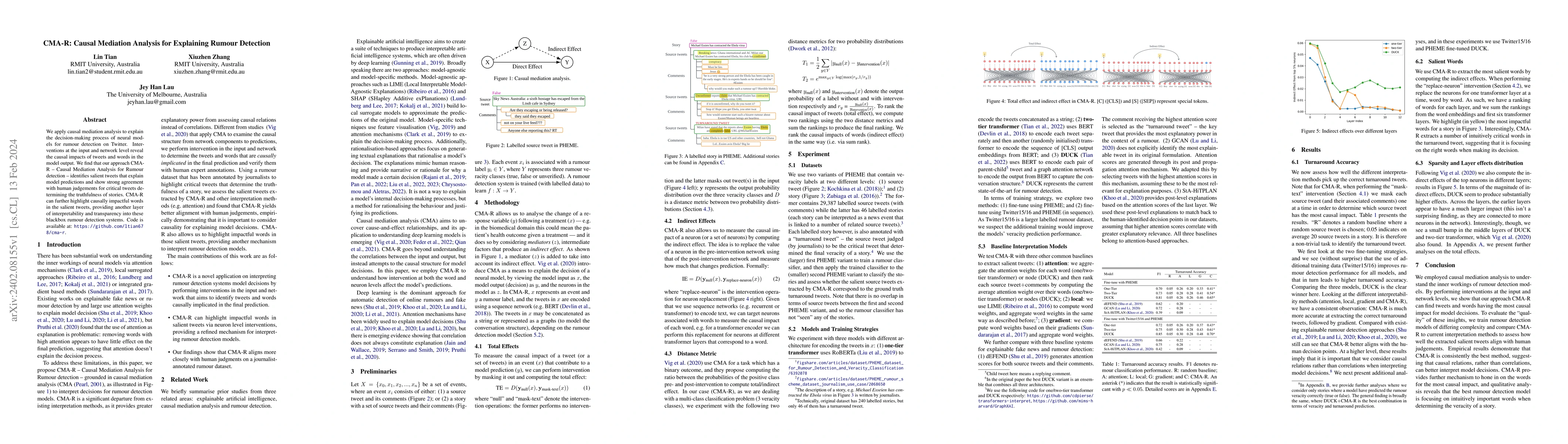 Thumbnail for CMA-R:Causal Mediation Analysis for Explaining Rumour Detection