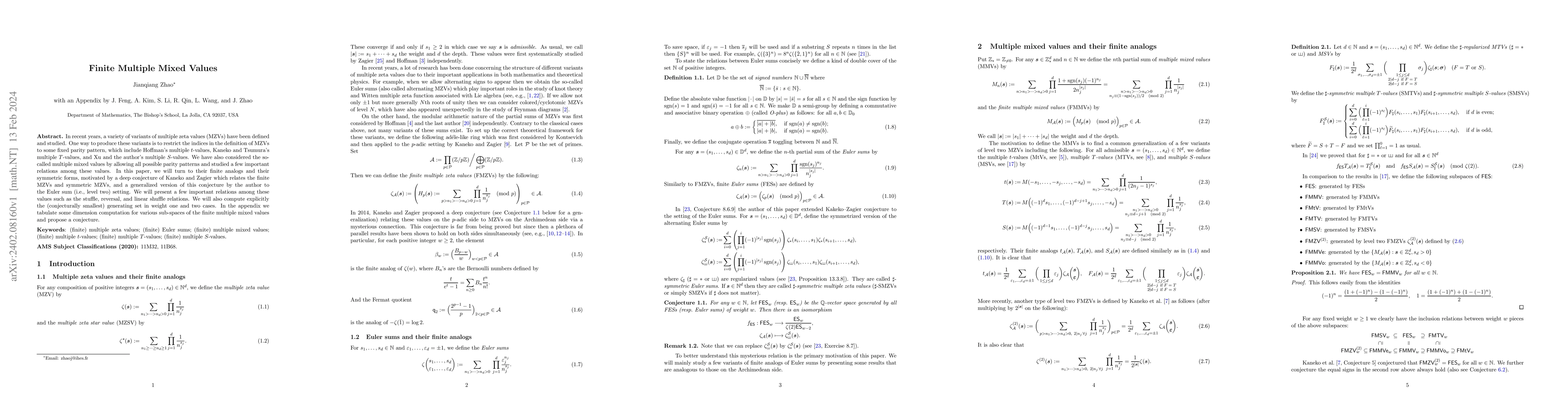Thumbnail for Finite Multiple Mixed Values