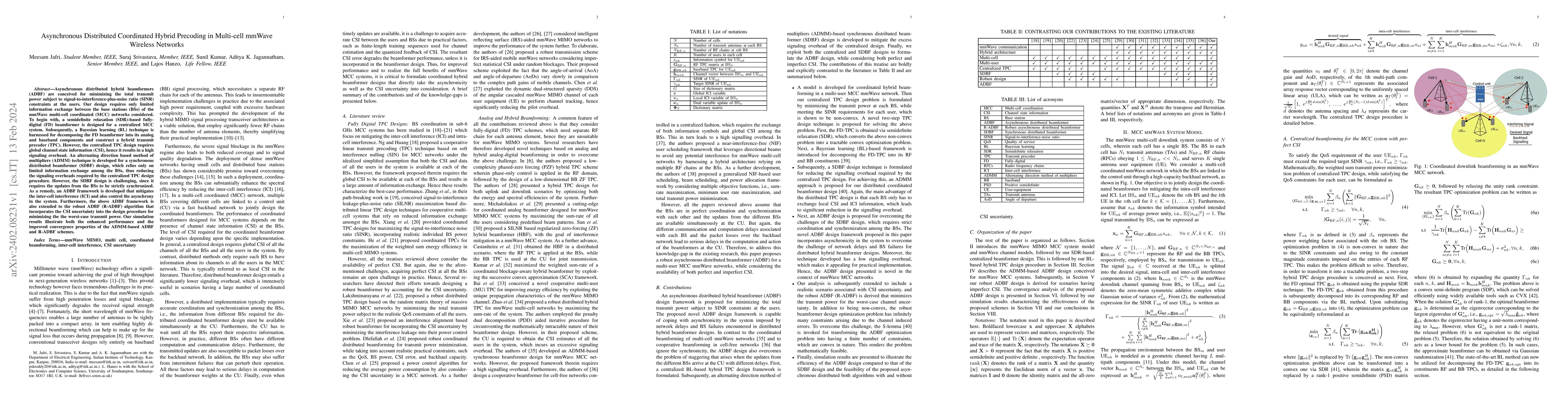 Thumbnail for Asynchronous Distributed Coordinated Hybrid Precoding in Multi-cell
  mmWave Wireless Networks