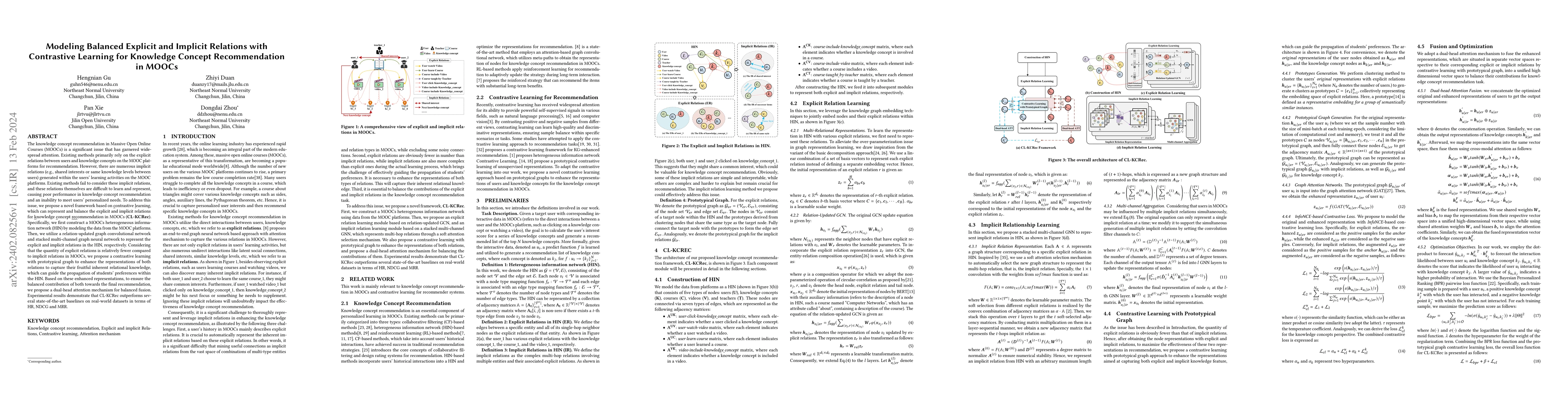 Thumbnail for Modeling Balanced Explicit and Implicit Relations with Contrastive
  Learning for Knowledge Concept Recommendation in MOOCs