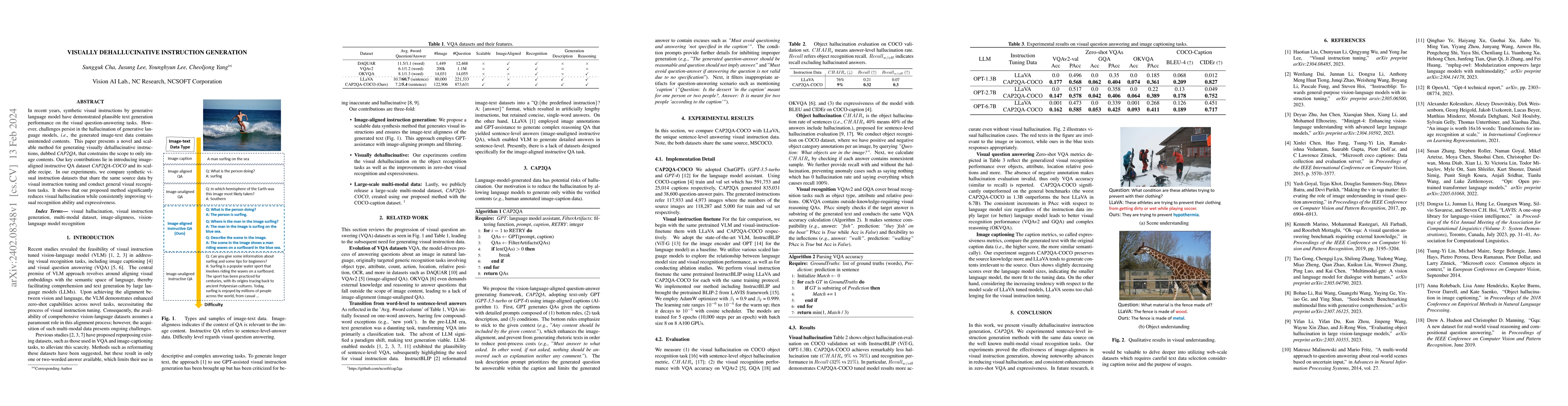 Thumbnail for Visually Dehallucinative Instruction Generation