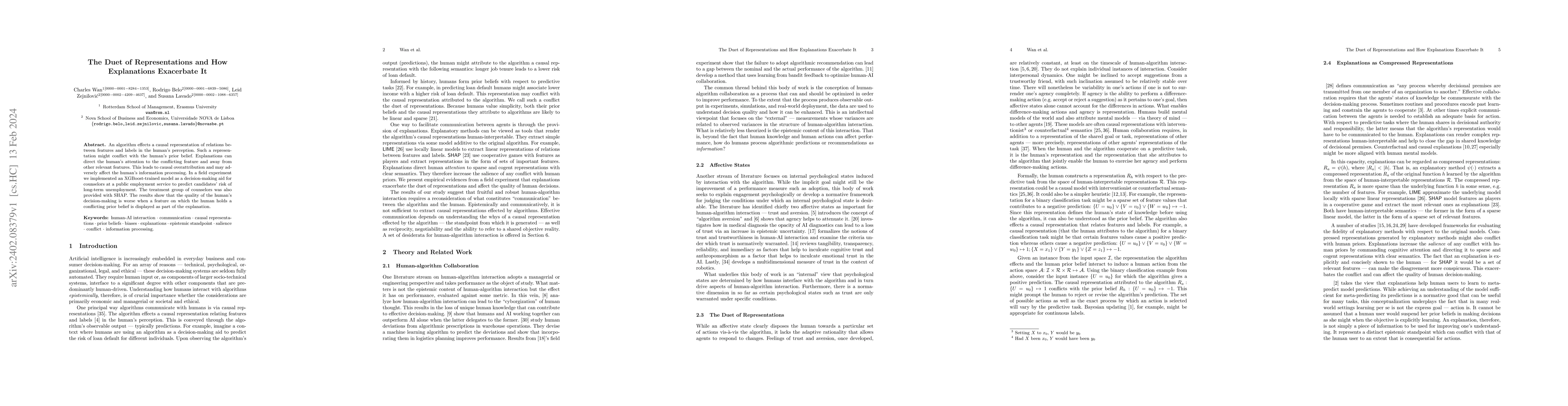 Thumbnail for The Duet of Representations and How Explanations Exacerbate It