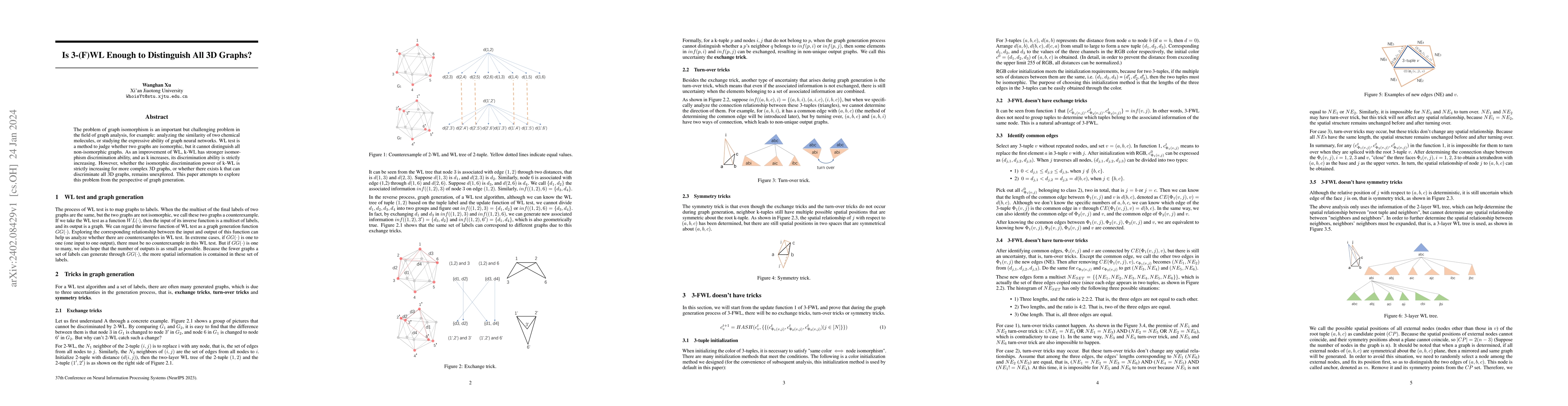 Thumbnail for Is 3-(F)WL Enough to Distinguish All 3D Graphs?
