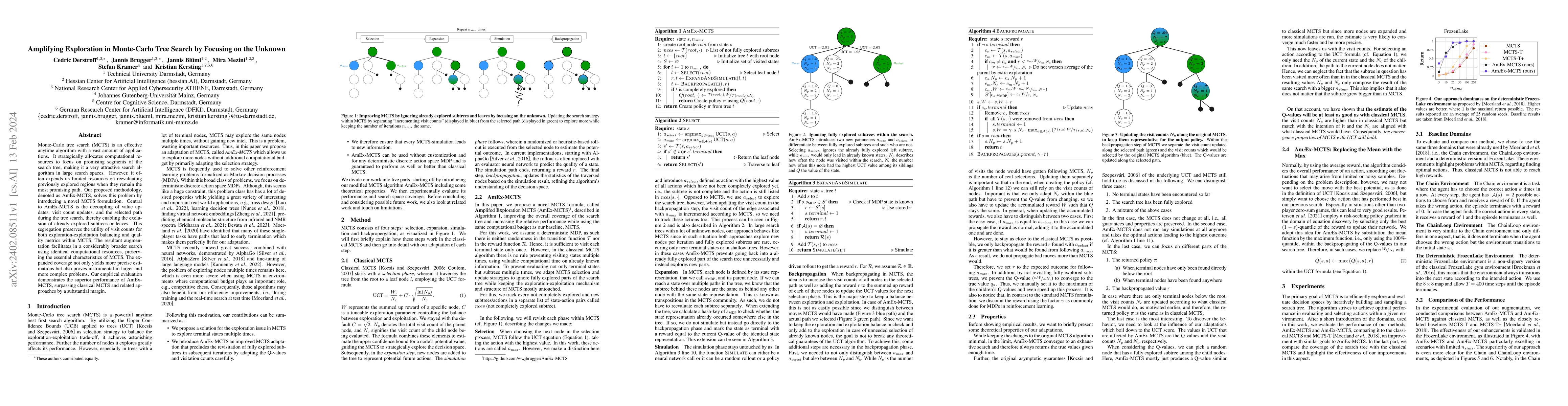 Thumbnail for Amplifying Exploration in Monte-Carlo Tree Search by Focusing on the
  Unknown