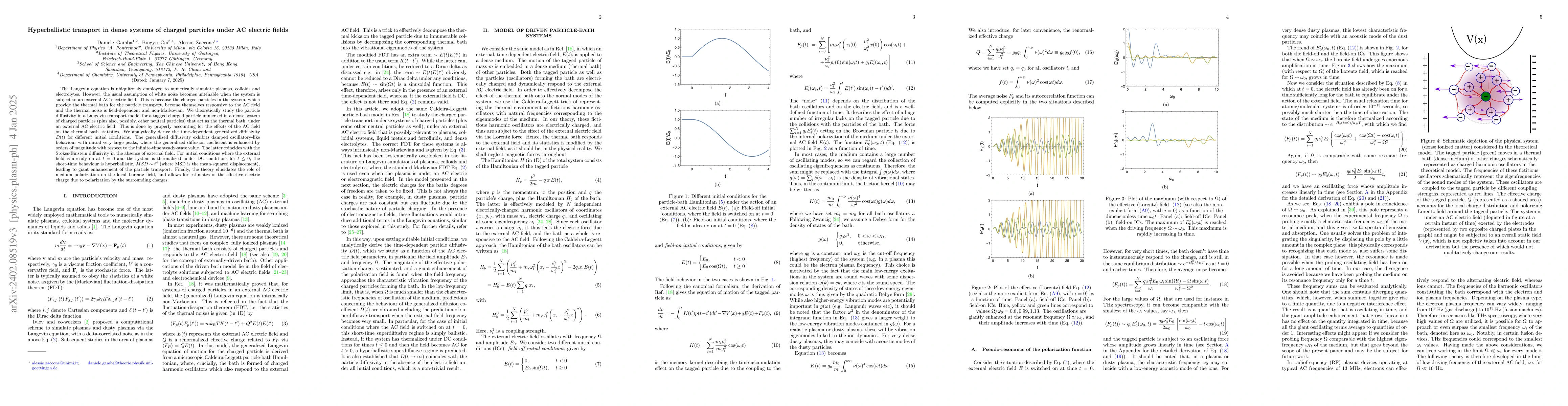 Thumbnail for Hyperballistic transport in dense ionized matter under external AC
  electric fields