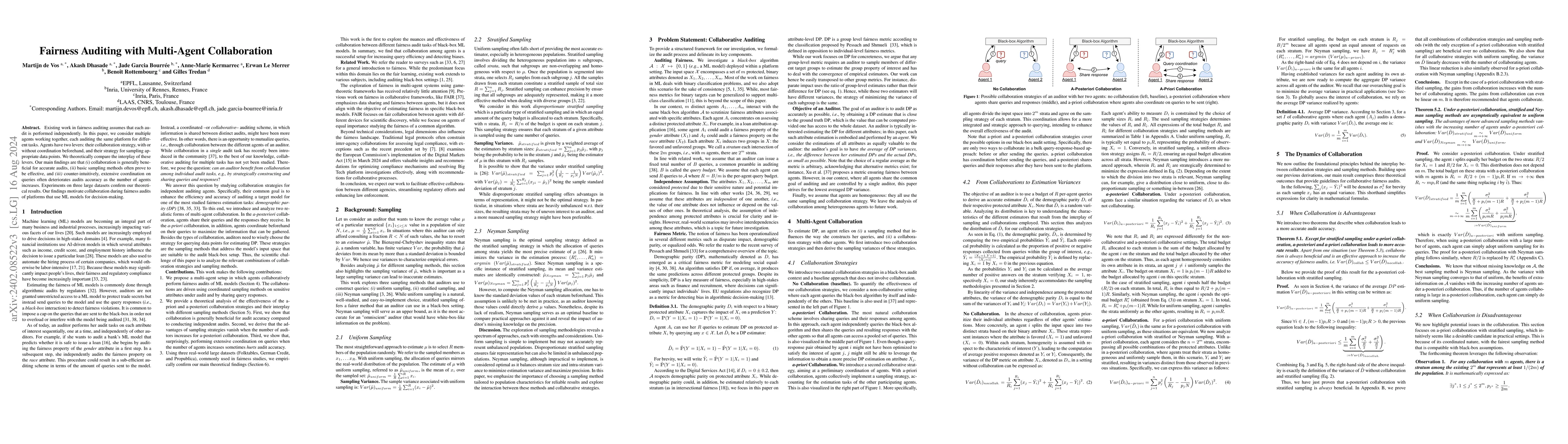 Thumbnail for Fairness Auditing with Multi-Agent Collaboration