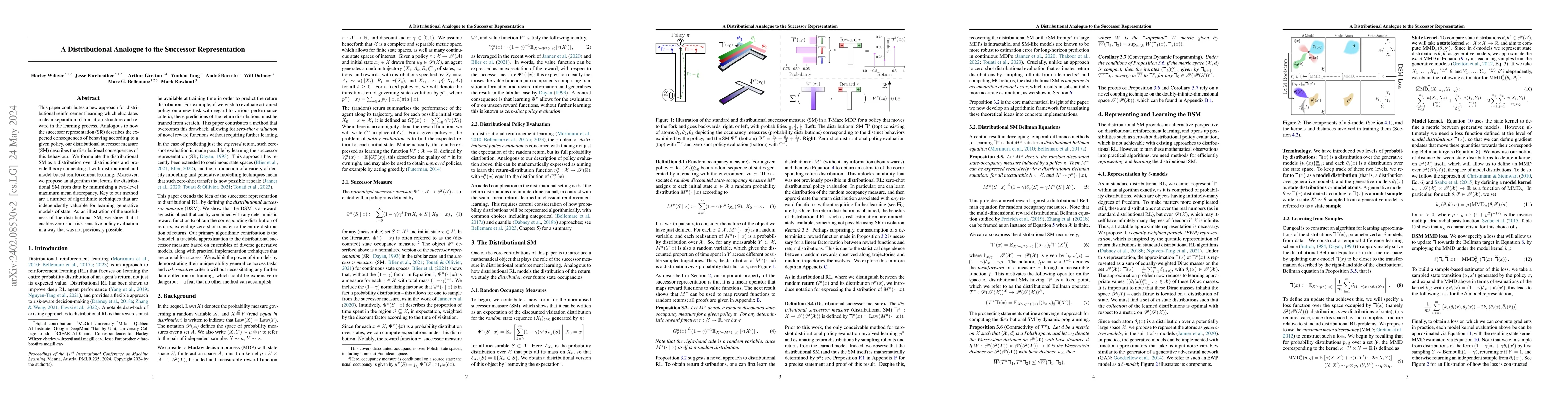 Thumbnail for A Distributional Analogue to the Successor Representation