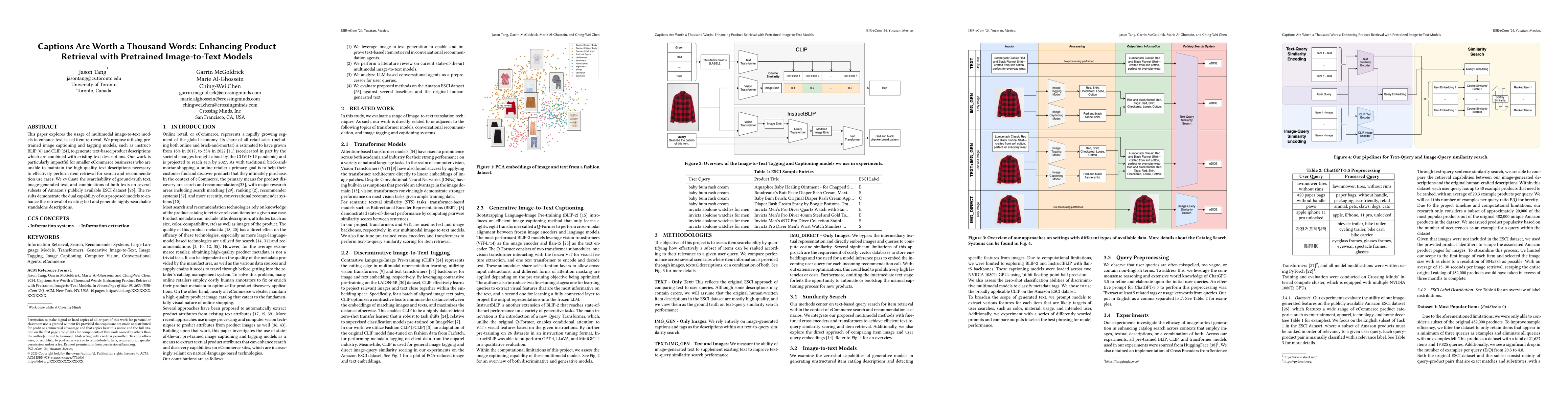 Thumbnail for Captions Are Worth a Thousand Words: Enhancing Product Retrieval with
  Pretrained Image-to-Text Models