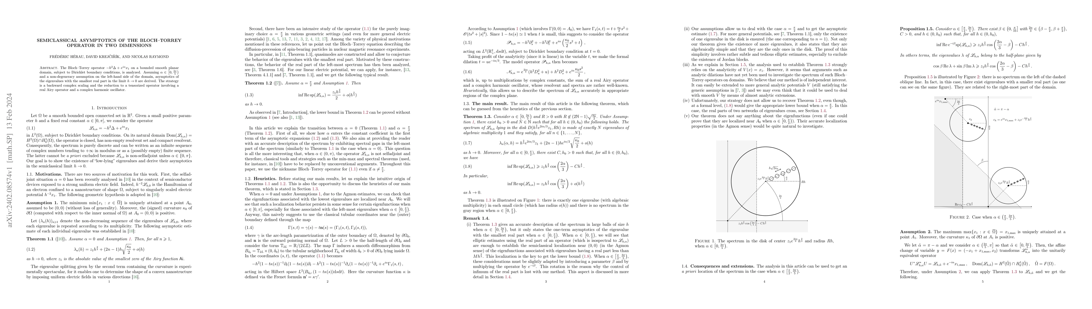 Thumbnail for Semiclassical asymptotics of the Bloch--Torrey operator in two
  dimensions