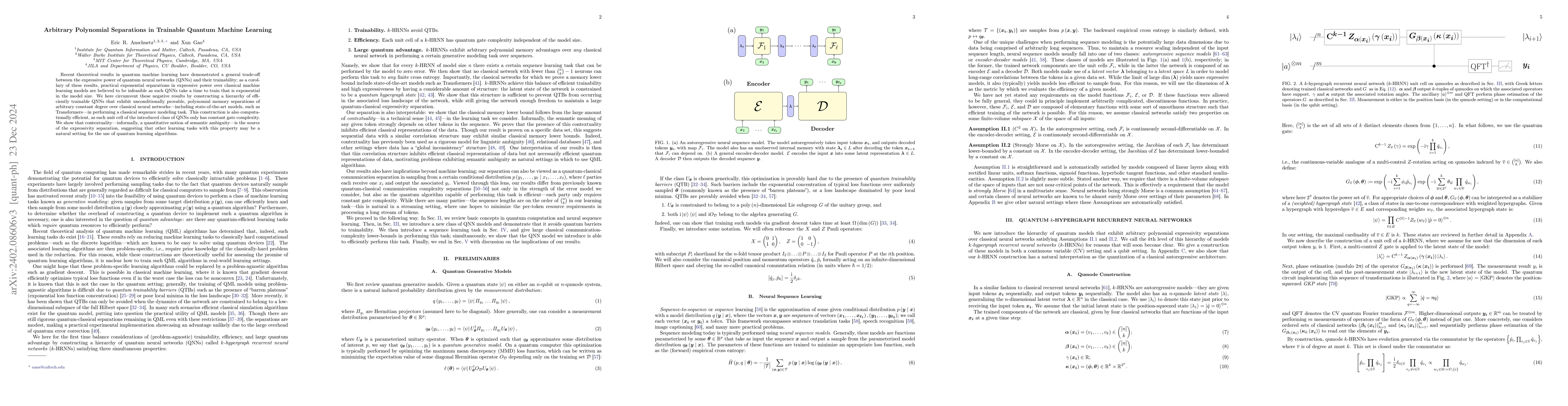Thumbnail for Arbitrary Polynomial Separations in Trainable Quantum Machine Learning