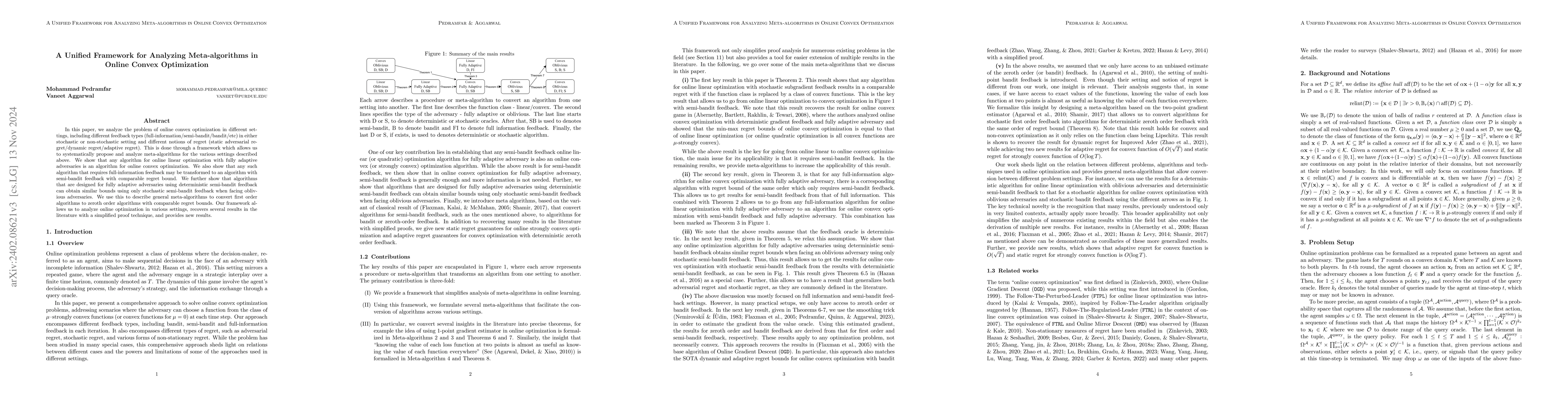 Thumbnail for A Generalized Approach to Online Convex Optimization