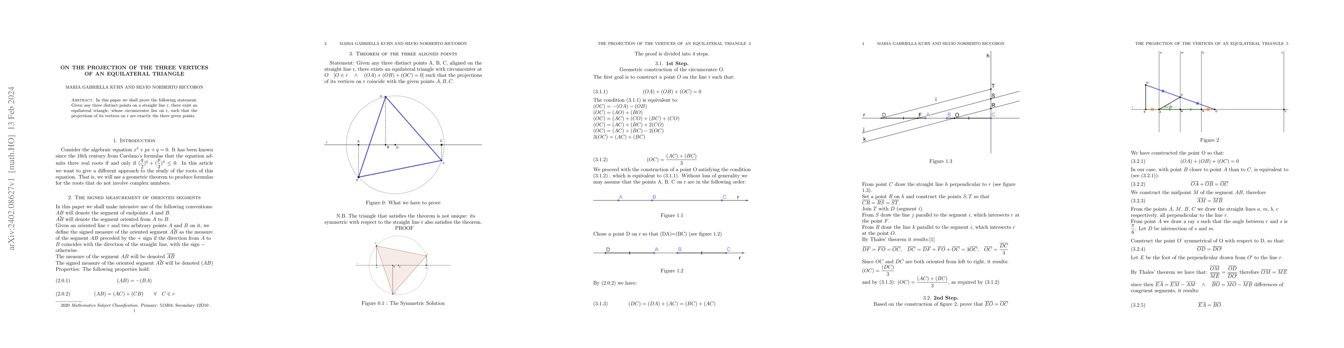 Thumbnail for On the projection of the three vertices of an equilateral triangle