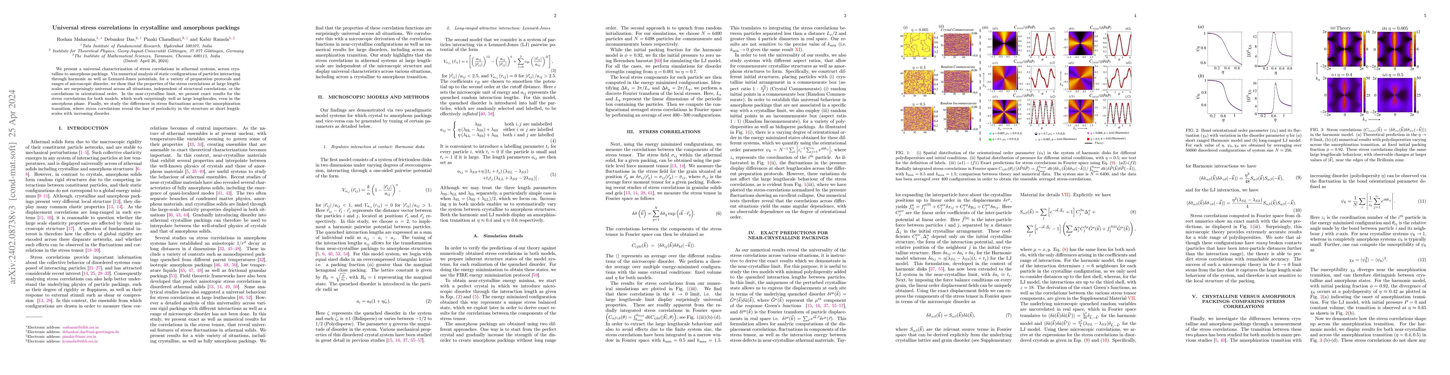 Thumbnail for Universal stress correlations in crystalline and amorphous packings
