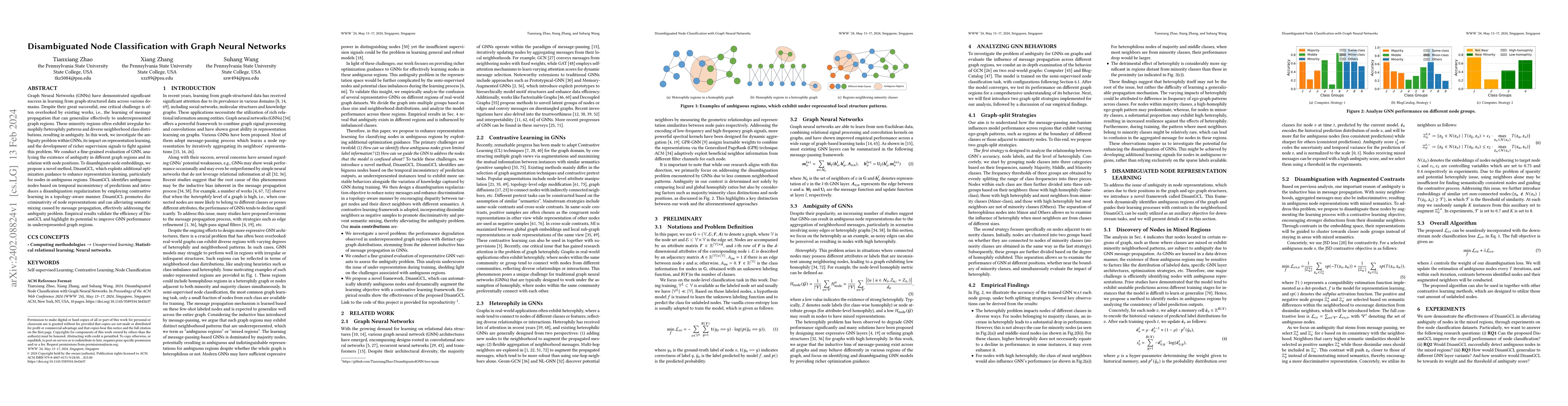 Thumbnail for Disambiguated Node Classification with Graph Neural Networks
