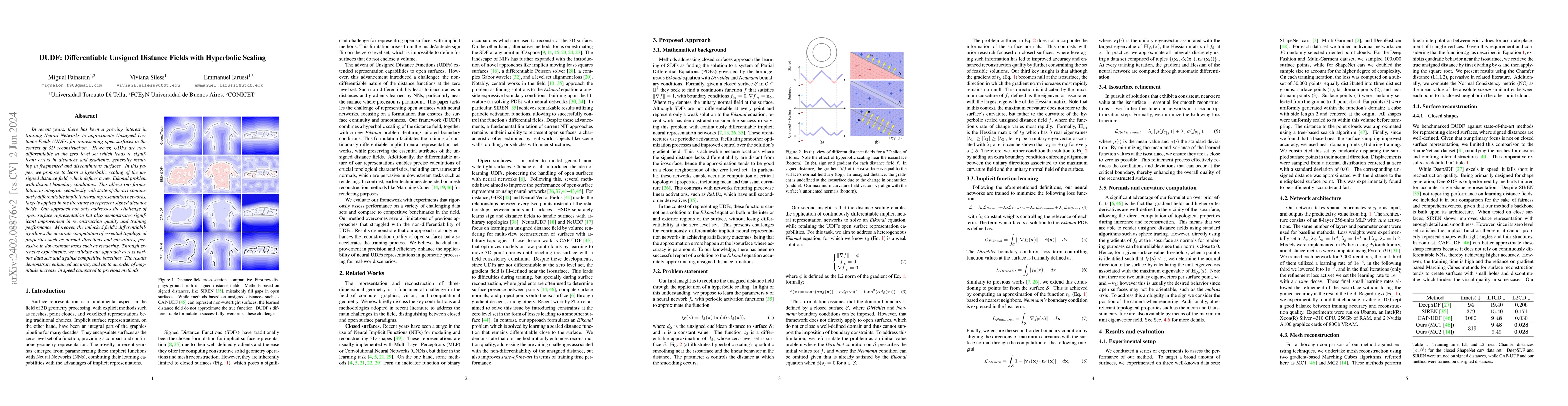 Thumbnail for DUDF: Differentiable Unsigned Distance Fields with Hyperbolic Scaling