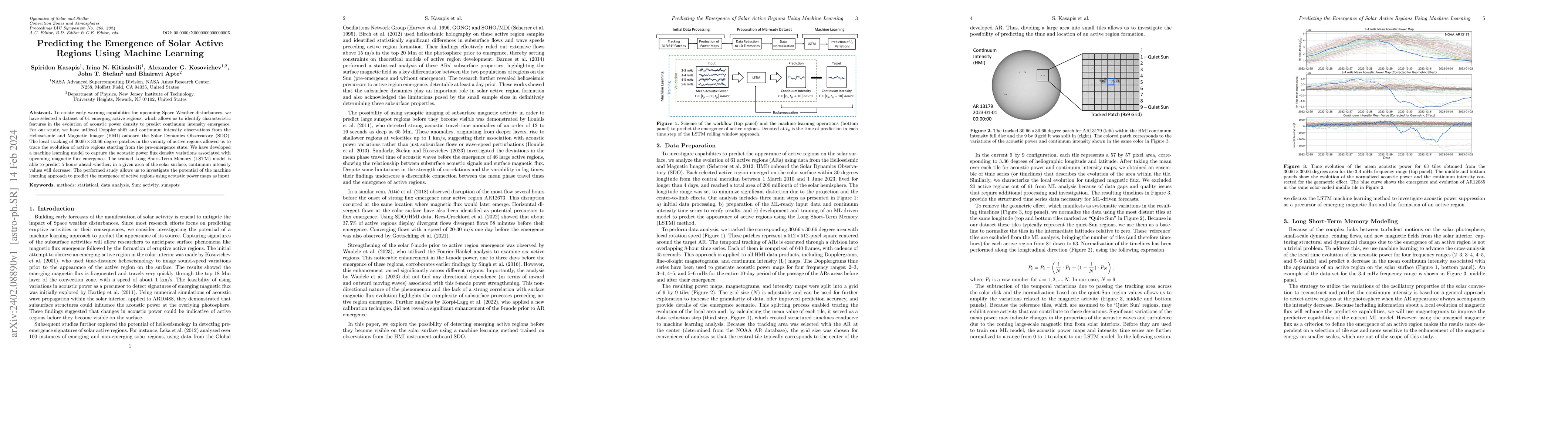 Thumbnail for Predicting the Emergence of Solar Active Regions Using Machine Learning