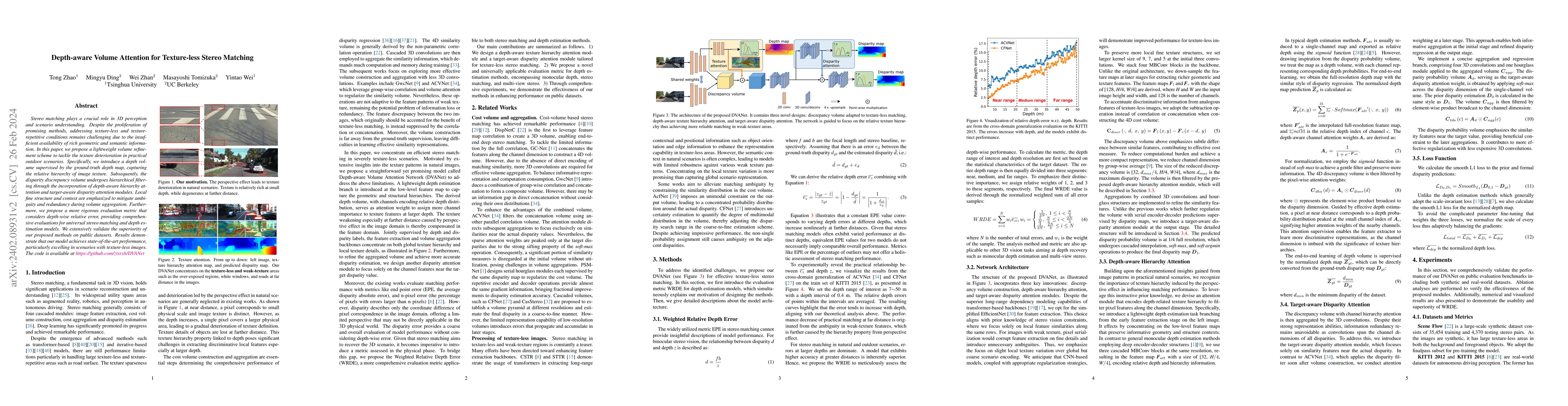 Thumbnail for Depth-aware Volume Attention for Texture-less Stereo Matching