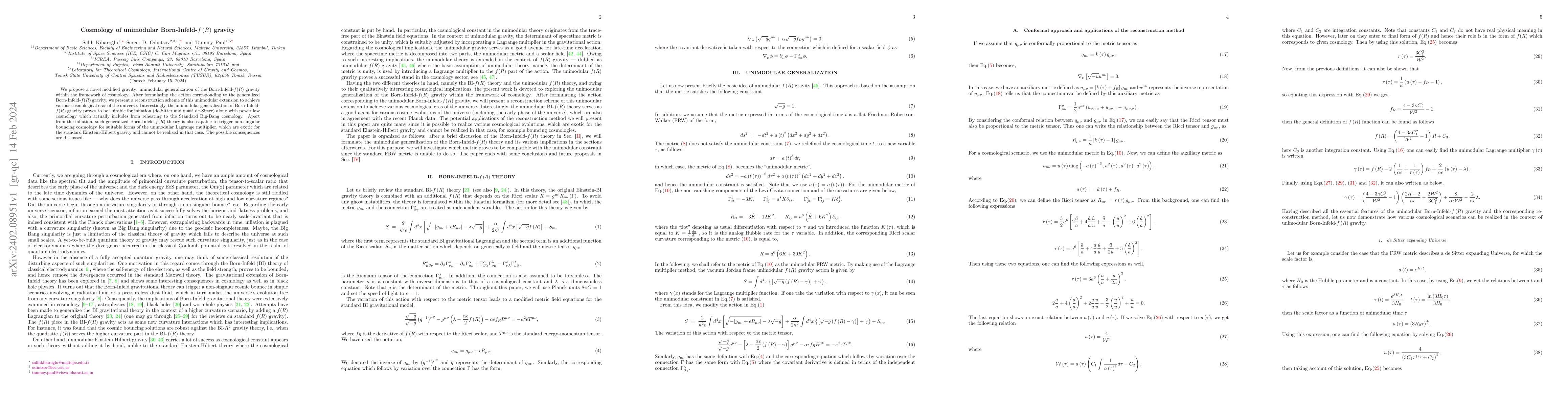 Thumbnail for Cosmology of unimodular Born-Infeld-$f(R)$ gravity