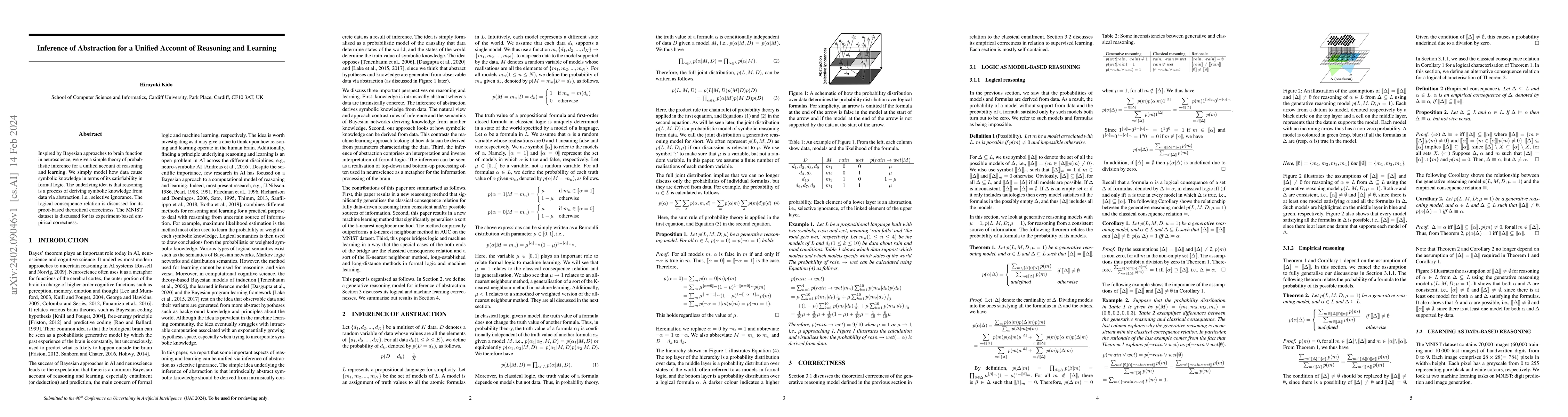 Thumbnail for Inference of Abstraction for a Unified Account of Reasoning and Learning