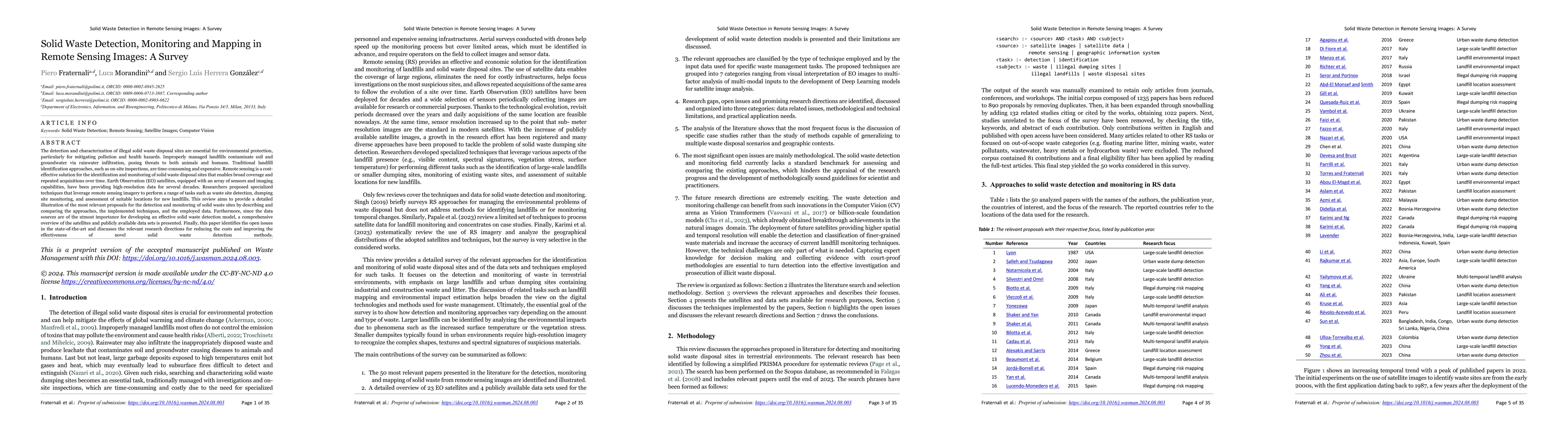 Thumbnail for Solid Waste Detection in Remote Sensing Images: A Survey