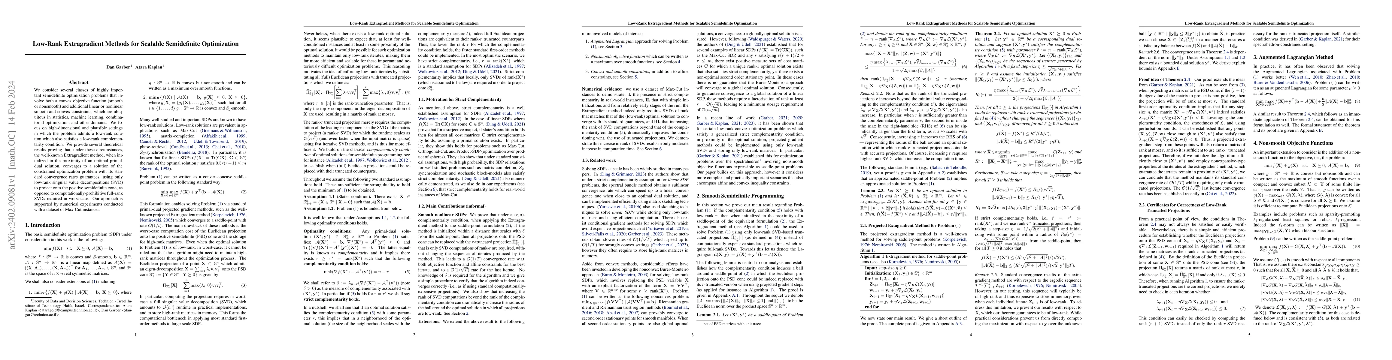 Thumbnail for Low-Rank Extragradient Methods for Scalable Semidefinite Optimization
