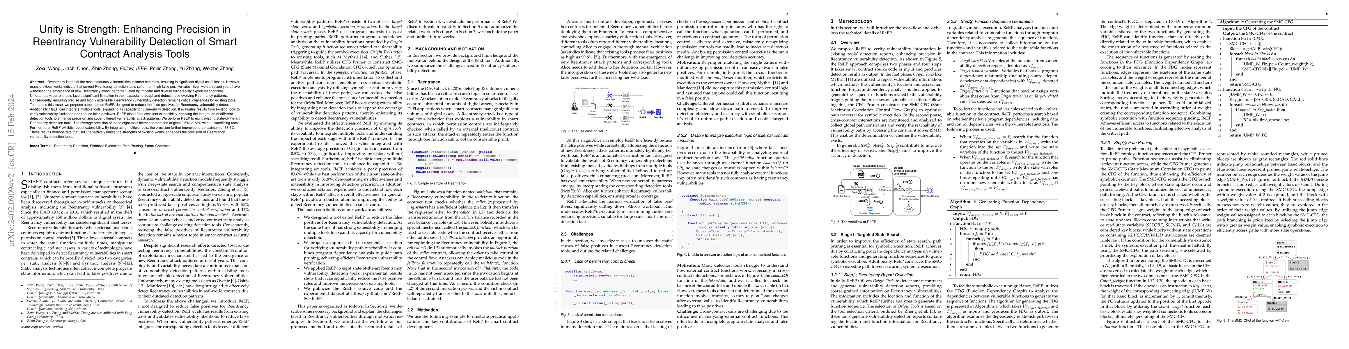 Thumbnail for Unity is Strength: Enhancing Precision in Reentrancy Vulnerability
  Detection of Smart Contract Analysis Tools