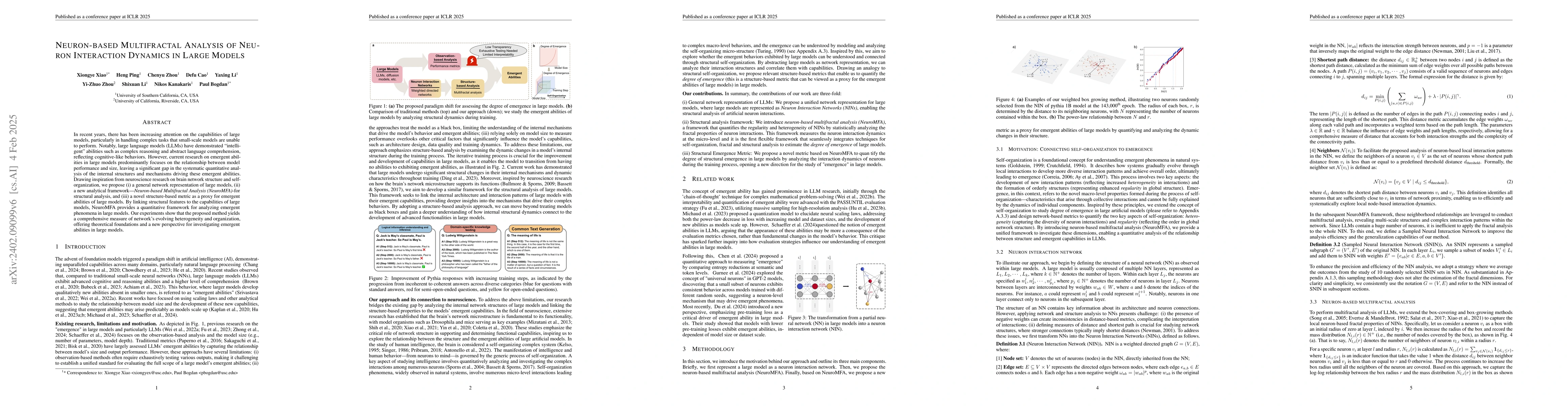 Thumbnail for Exploring Neuron Interactions and Emergence in LLMs: From the
  Multifractal Analysis Perspective