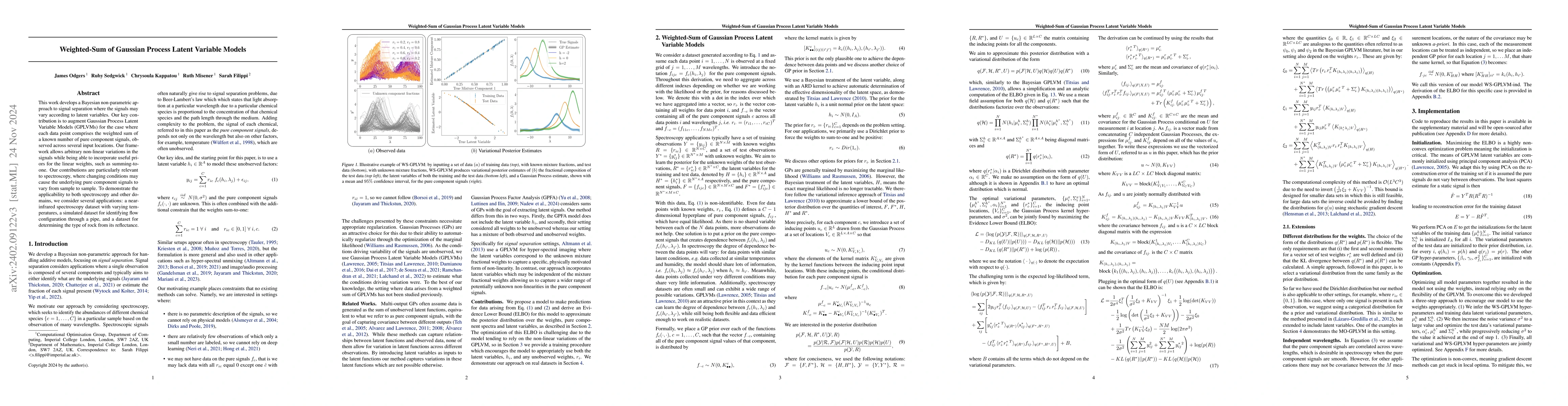 Thumbnail for Mixed-Output Gaussian Process Latent Variable Models