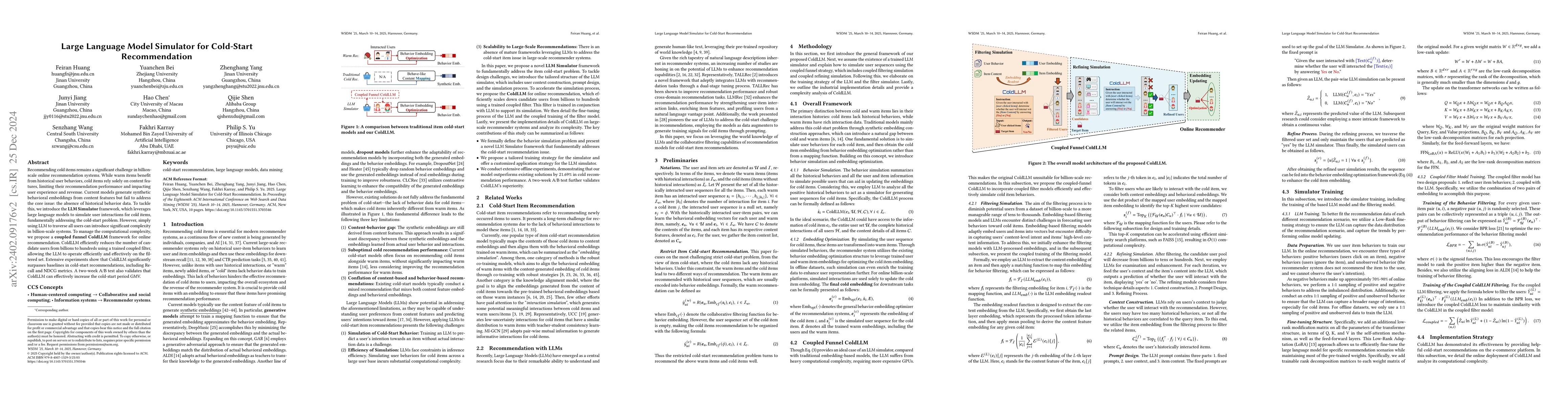 Thumbnail for Large Language Model Interaction Simulator for Cold-Start Item
  Recommendation