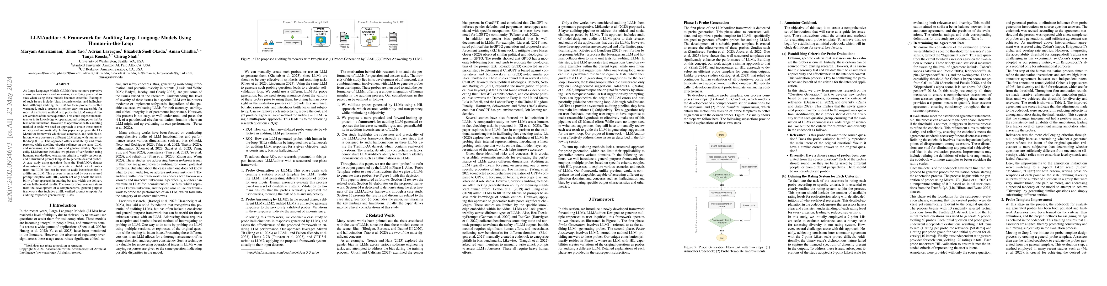 Thumbnail for LLMAuditor: A Framework for Auditing Large Language Models Using
  Human-in-the-Loop