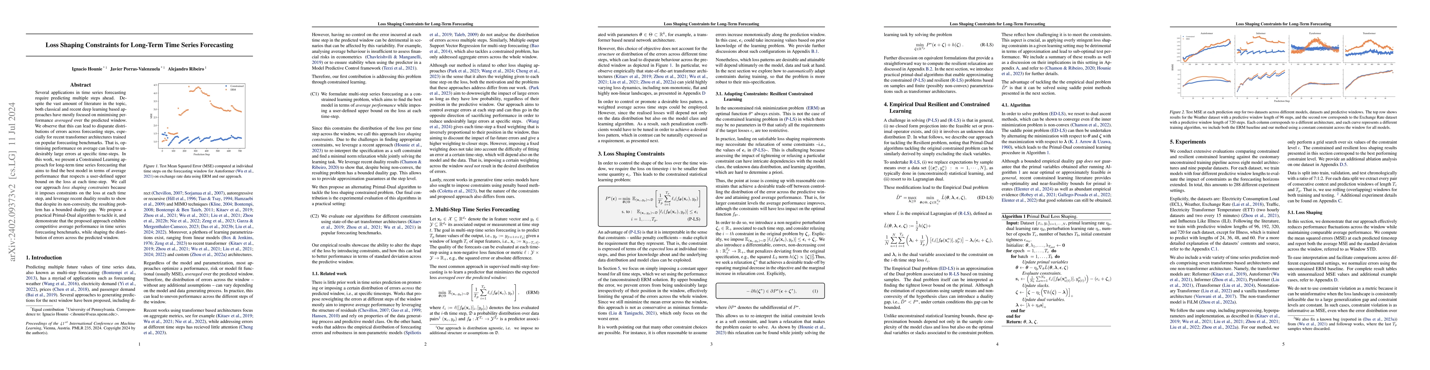Thumbnail for Loss Shaping Constraints for Long-Term Time Series Forecasting