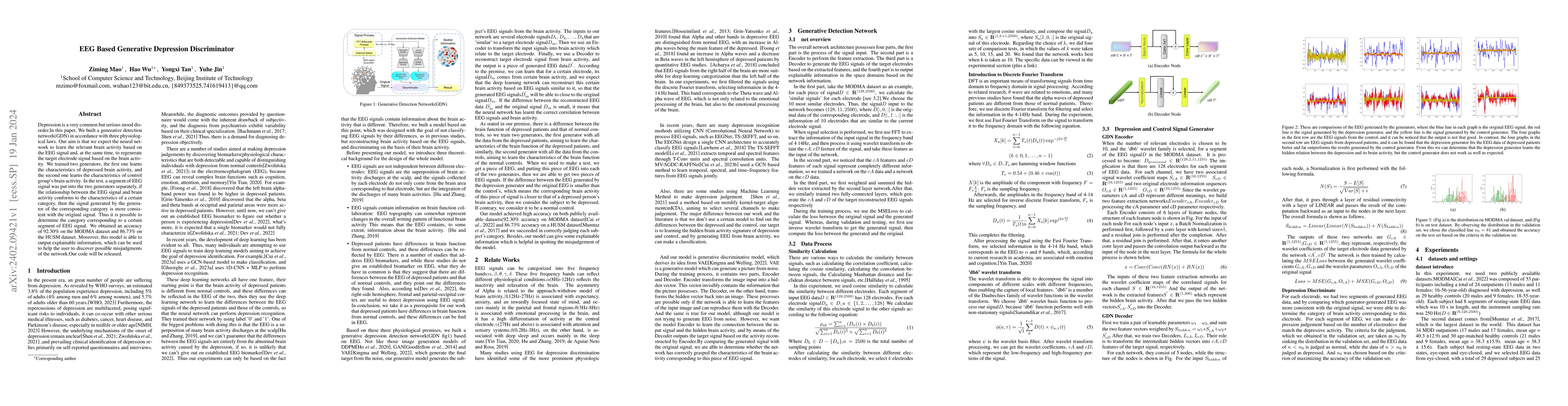 Thumbnail for EEG Based Generative Depression Discriminator