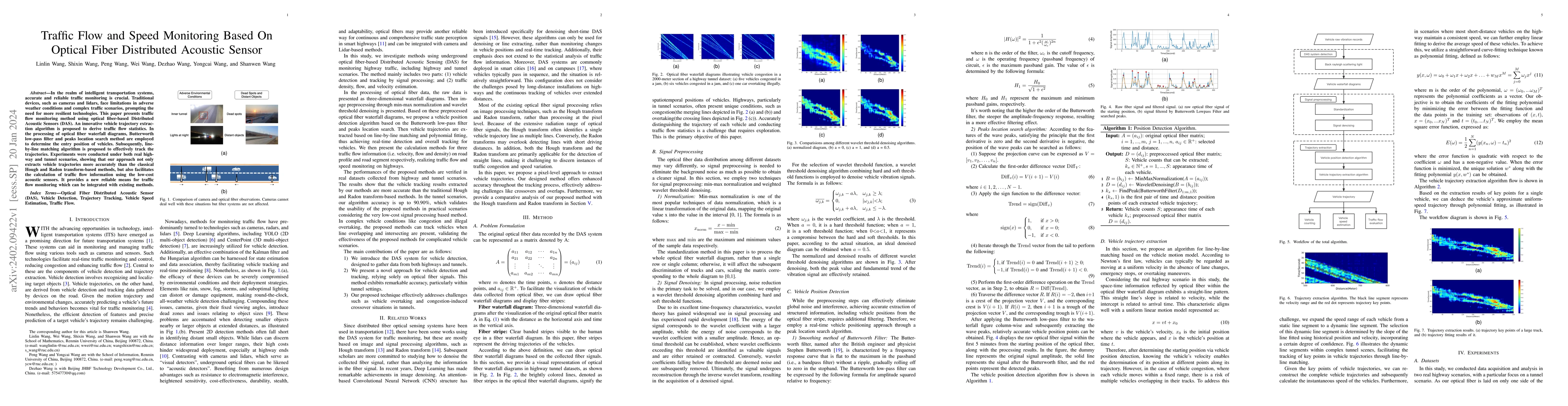 Thumbnail for Traffic Flow and Speed Monitoring Based On Optical Fiber Distributed
  Acoustic Sensor