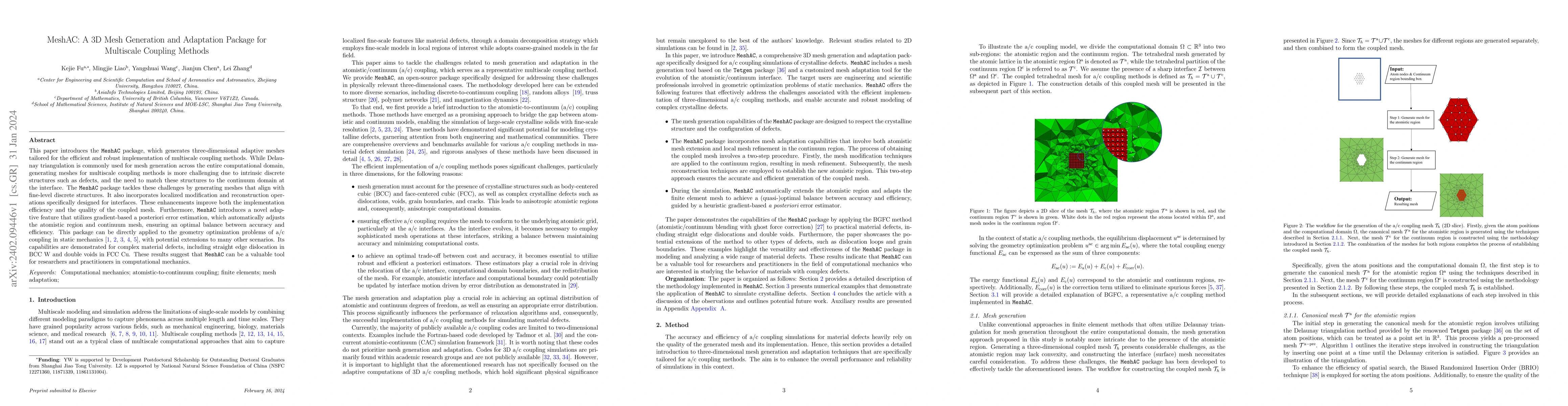 Thumbnail for MeshAC: A 3D Mesh Generation and Adaptation Package for Multiscale
  Coupling Methods